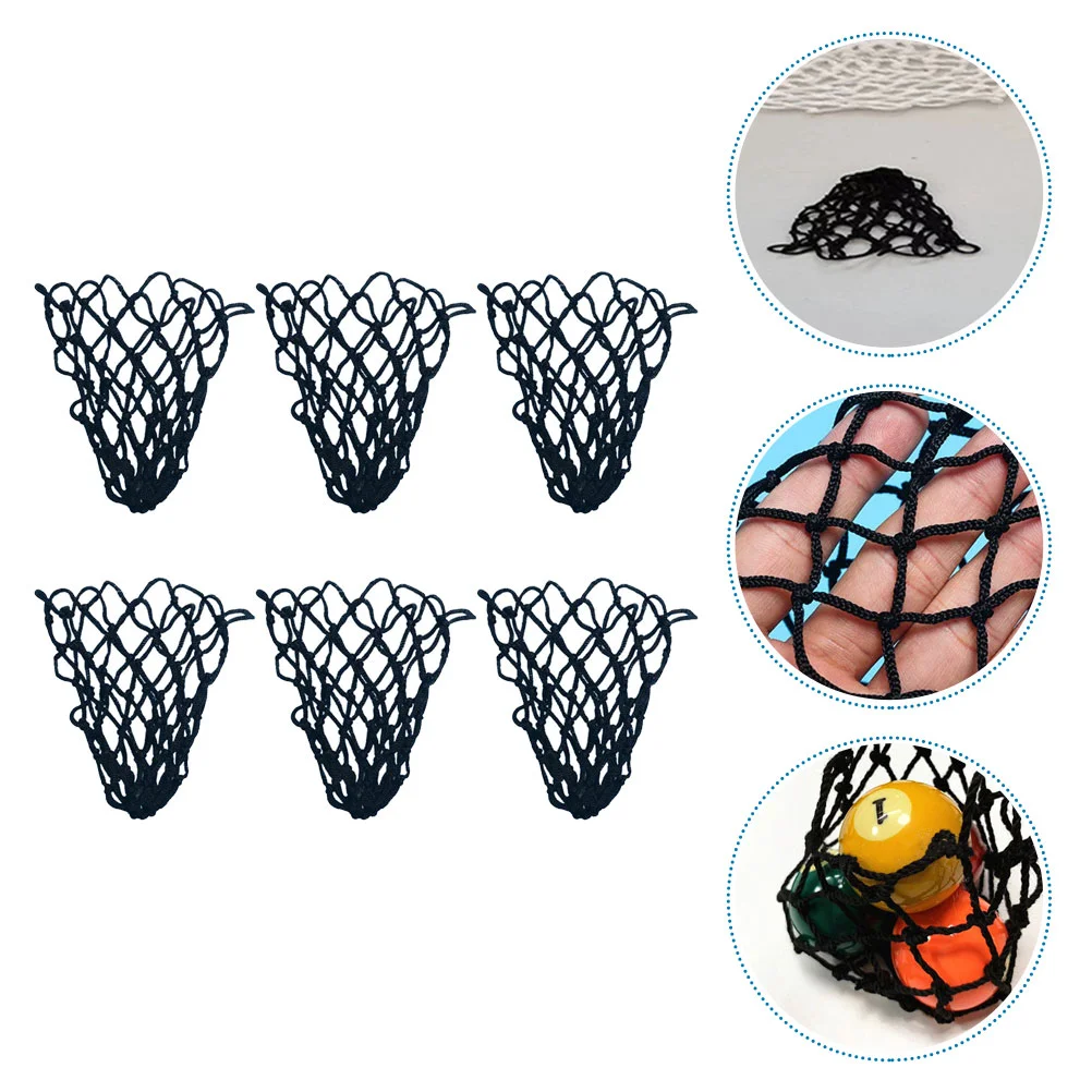 

Table Billiard Pool Net Pockets Bag Billiards Snooker Nets Replacement Accessories Pocket Meshbags Drop Kit Cotton Web Trainning