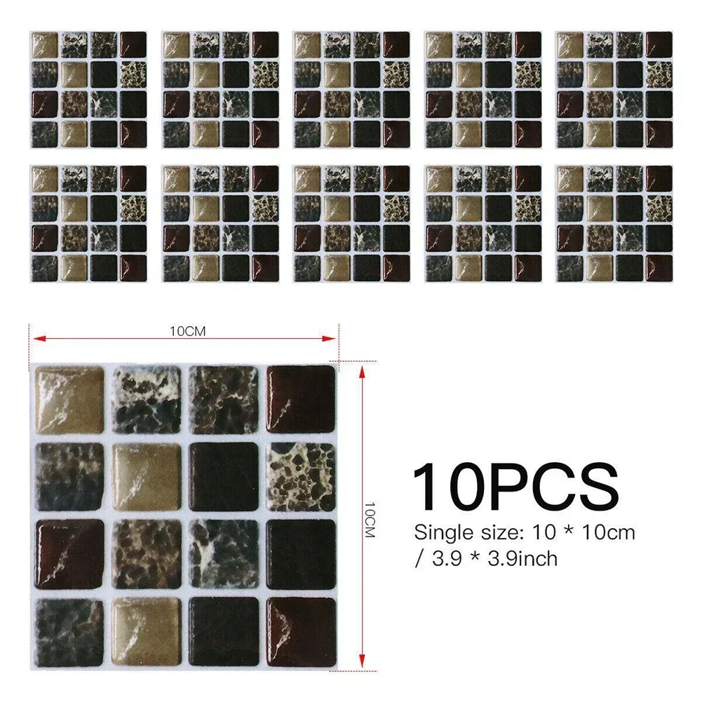 10 шт. декоративные наклейки для плитки ванной