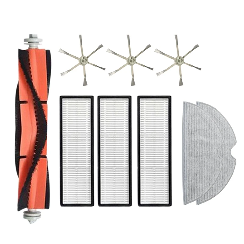 

9Pcs HEPA Filter Side Brush Main Brush Mop Cloth For Xiaomi Mijia 2C Robot Vacuum Cleaner Parts Cleaning Accessories