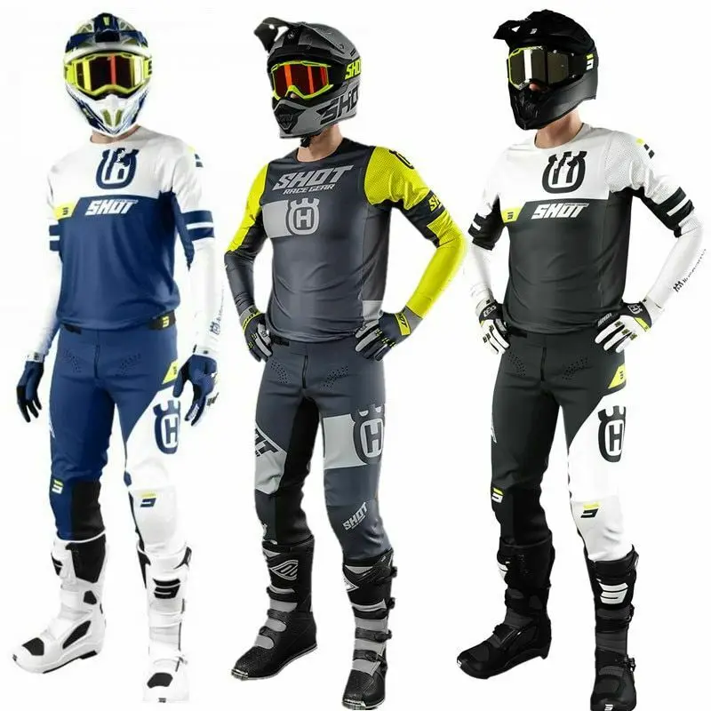 Free Gift Gloves For NOIZFOX TEAM VERSION Moto Dirt Bike Motorcycle Jersey/Pants Combo MX Motocross Gear Set MTB BMX ATV Suit n1 enlarge