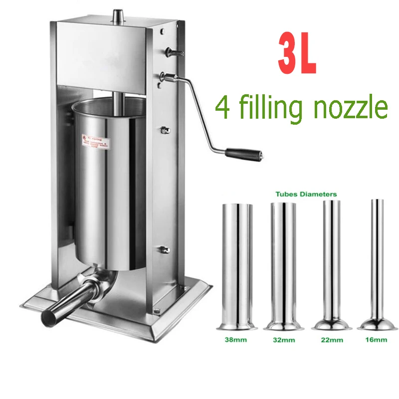 

Колбасница Вертикальная из нержавеющей стали, 3 л/5 л