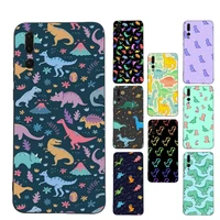 cute cartoon animal dinosaur phone case for redmi 8 9 9a for samsung j5 j6 note9 for huawei nova3e mate20lite cover