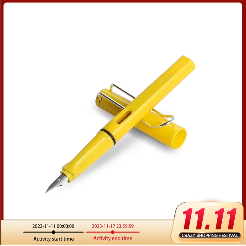 

New JINHAO 619 Fountain Pen Colors Ink Pen F EF Nib school Stationery office Supplies Calligraphy Pens Xmas gifts for Students