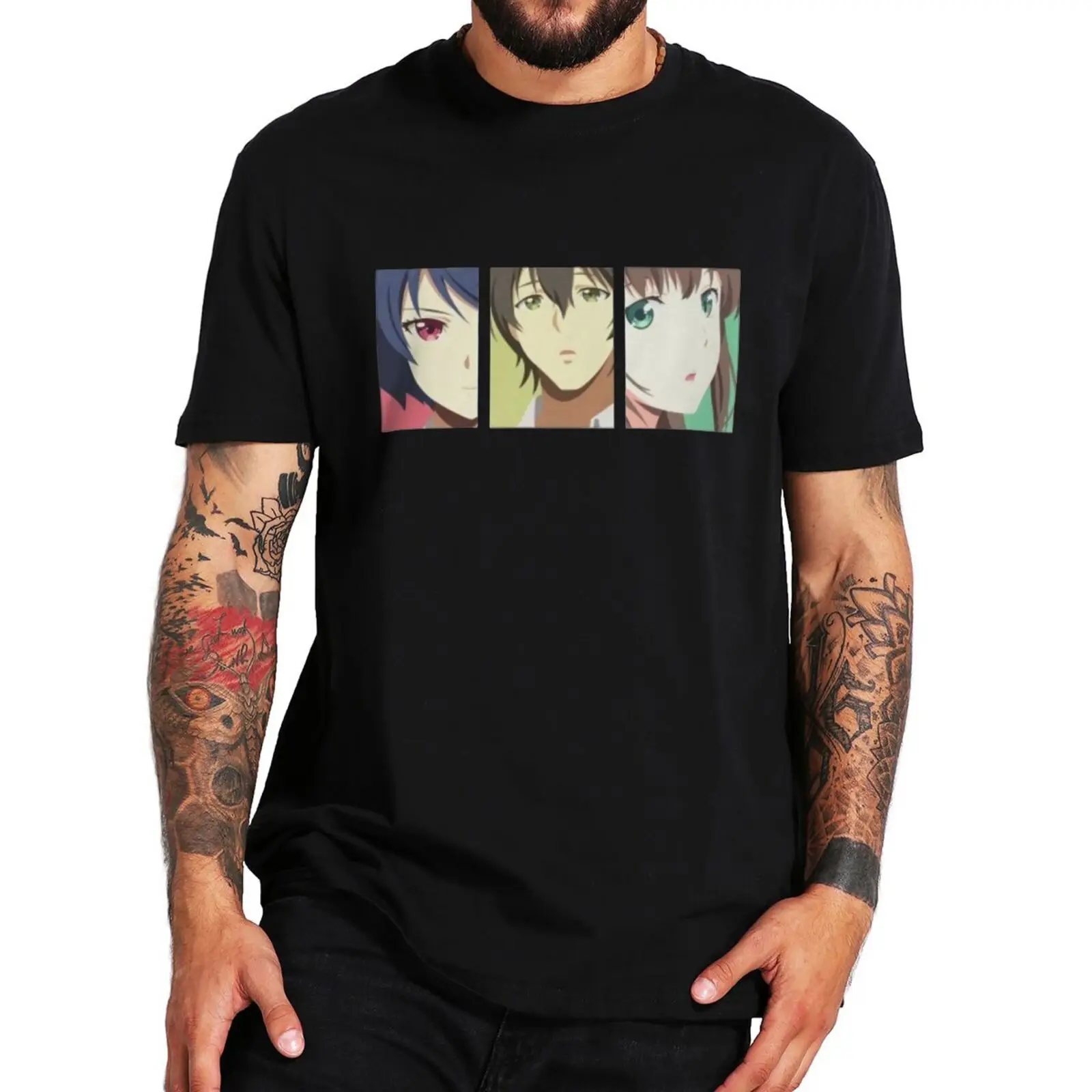 

Domestic Girlfriend T Shirt Manga Hina Natsuo Fujii Rui Tachibana Anime Fan Tee Tops Summer Cotton Casual T-shirt