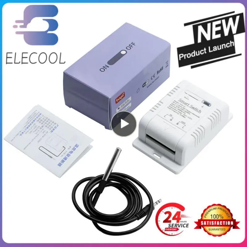 Датчик температуры DS18b20 Wi-Fi 16a монитор в реальном времени водонепроницаемый