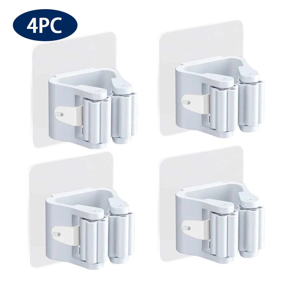 

Держатель для швабры белый ABS+ПВХ