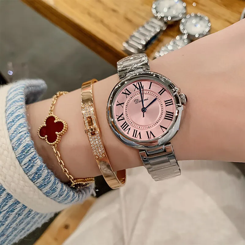 Elegant new in watch for women fashionable quartz wrist watches vintage watch gift free shipping