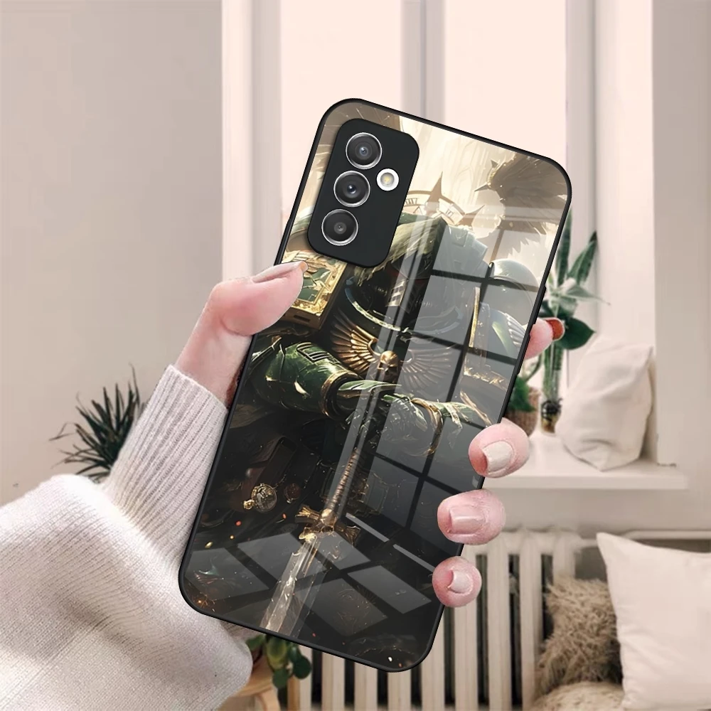 Чехол для телефона Game W-Warhammers 40K Samsung S20 S30 S21 S32 S23 S24 S9 S10E Note 20 10 Pro Ultra Plus стеклянный