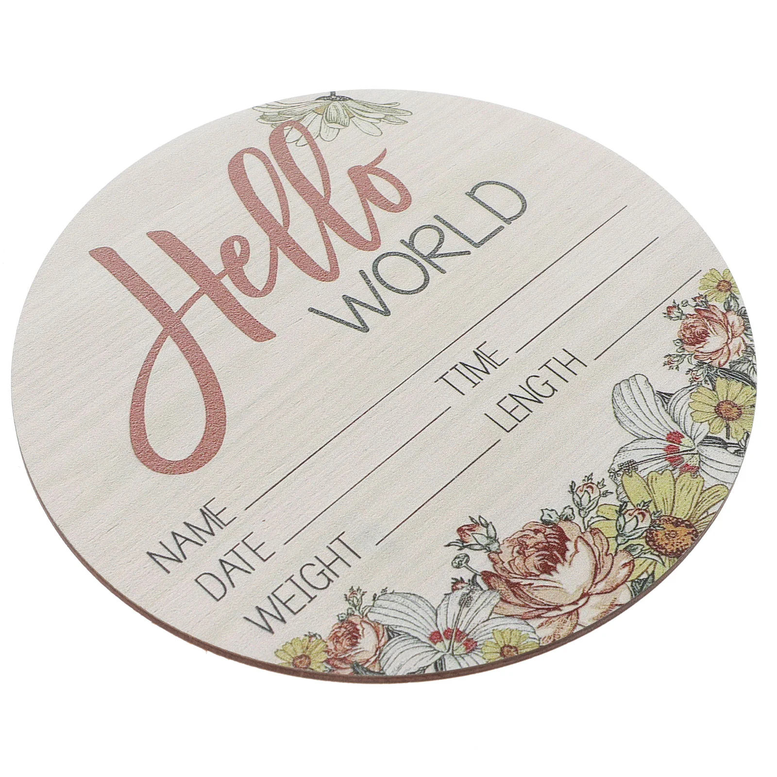 

Newborn Photo Props Announcement Sign for Hospital Baby Shower Gift The Hello Name Signs Birth
