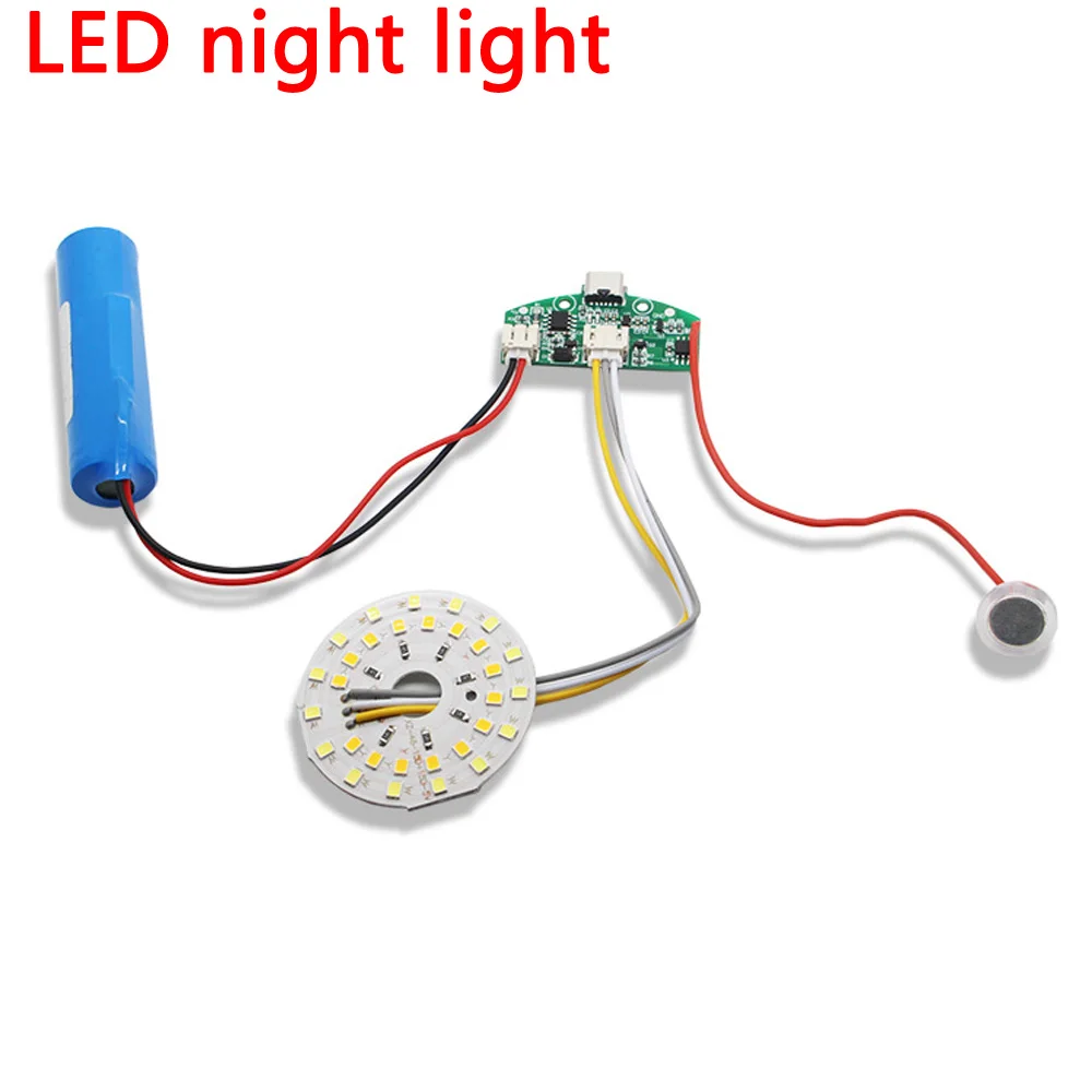 

1pcs type-C table lamp circuit board USB charging three gear stepless dimming led touch small night lamp control module