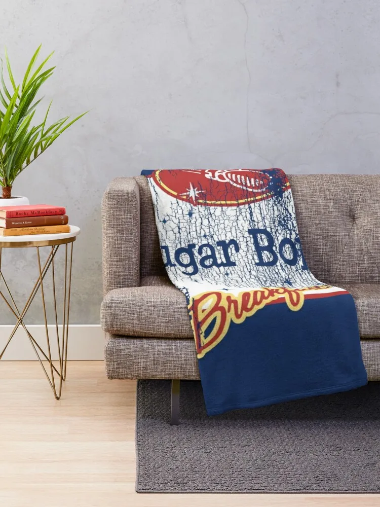 Ношенное одеяло с логотипом Sugar Bombs (полное) Детские дизайнерские одеяла