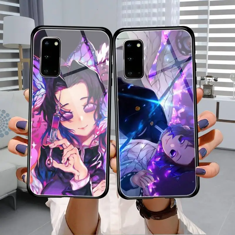 

Blade of Destruction Phone Case Tempered Glass For Samsung S22 S21 S20 ultra pro plus S9 S8 Note20 10 9 Ultra Pro Phone Covers