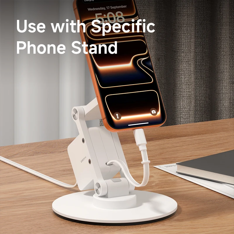 Фото Hagibis Выдвижной кабель USB C 100 Вт USB C к USB C Nexode Зарядное устройство Настольный кабель для быстрой зарядки для iPhone 17 16 Macbook iPad №4