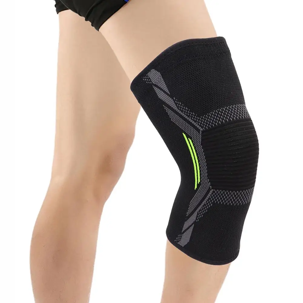 

Sports Knee Pads Elastic Non-slip Cold Protective Knee Brace Fitness Running Cycling Gear Equipment