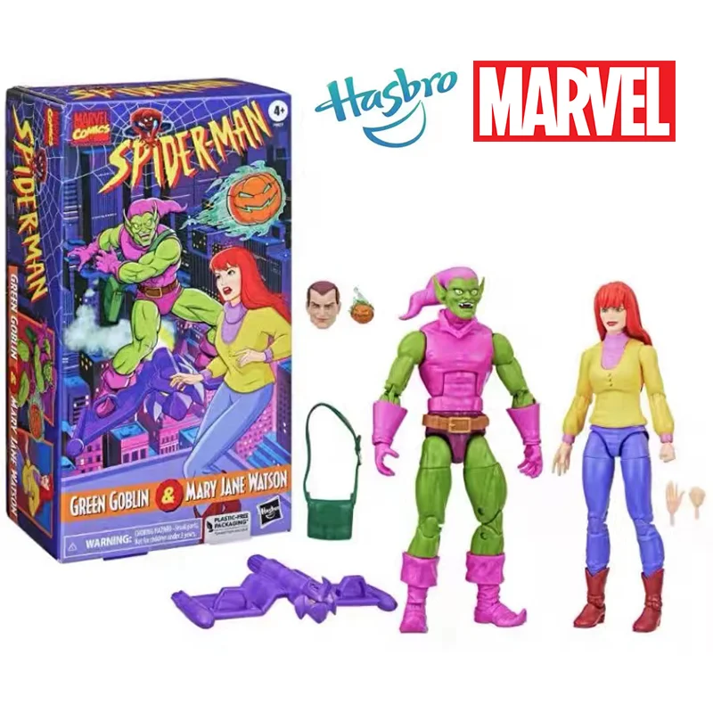 

100% Original Marvel Legends Comics Spider Man Green Goblin Mary Jane Watson In Stock Action Figures Collection Model Toys