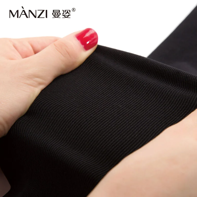 Фото Модные женские бархатные колготки MZ26057 MANZI 200D для весны и осени №4