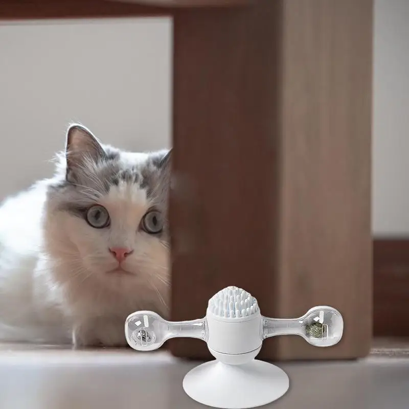 Ветряная мельница проигрыватель игрушка для кошек вращающийся игрушечный шар