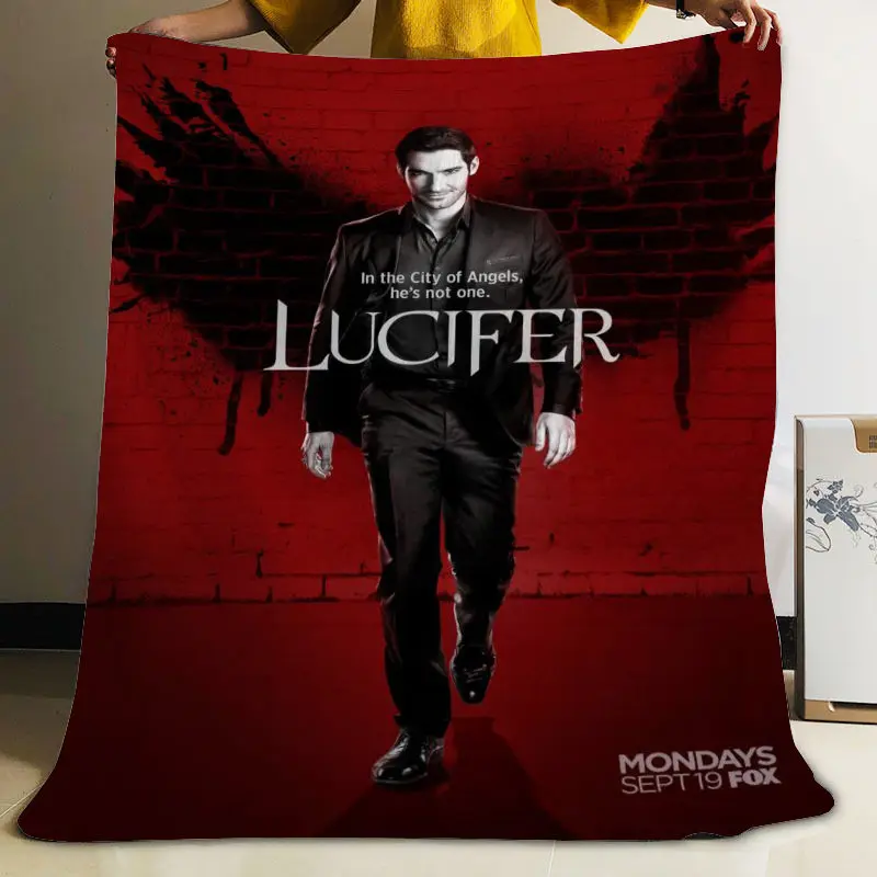 

Фланелевое Одеяло Lucifer, дизайнерское собственное одеяло, фланелевое одеяло s для дивана, сделай сам, Прямая поставка