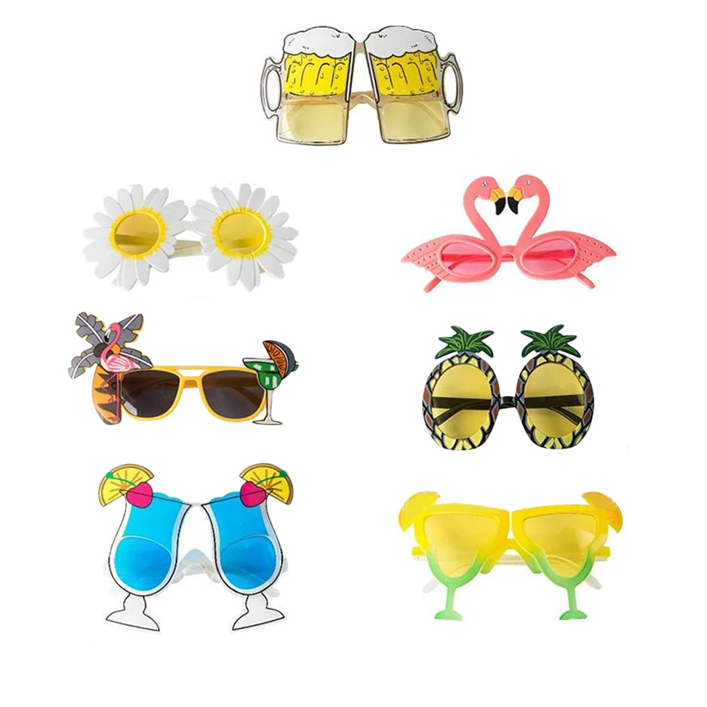 

7 шт., солнцезащитные очки для взрослых и детей