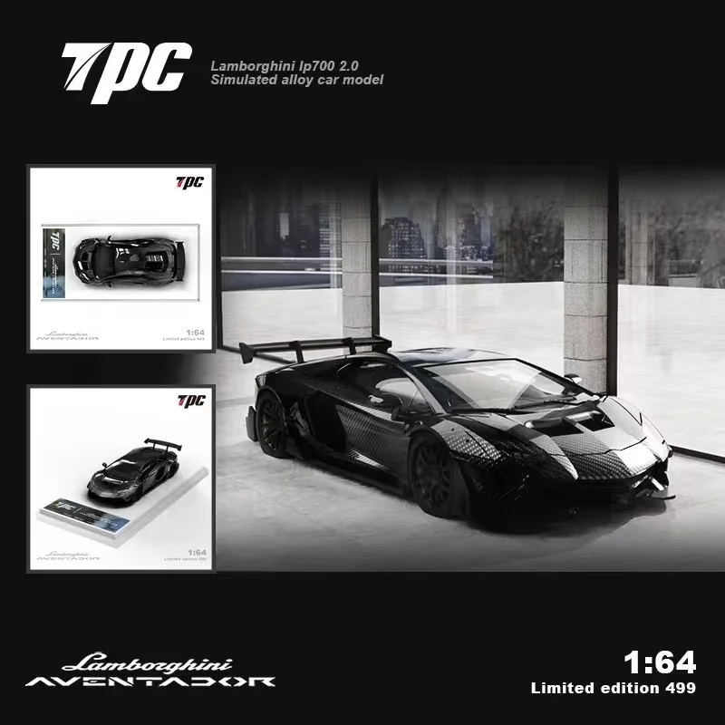 

Pre Sale Time Micro TM 1:64 LBWK Performance LP700 Aventador Carbon Fiber Alloy Diorama Car Model Collection Miniature Carros