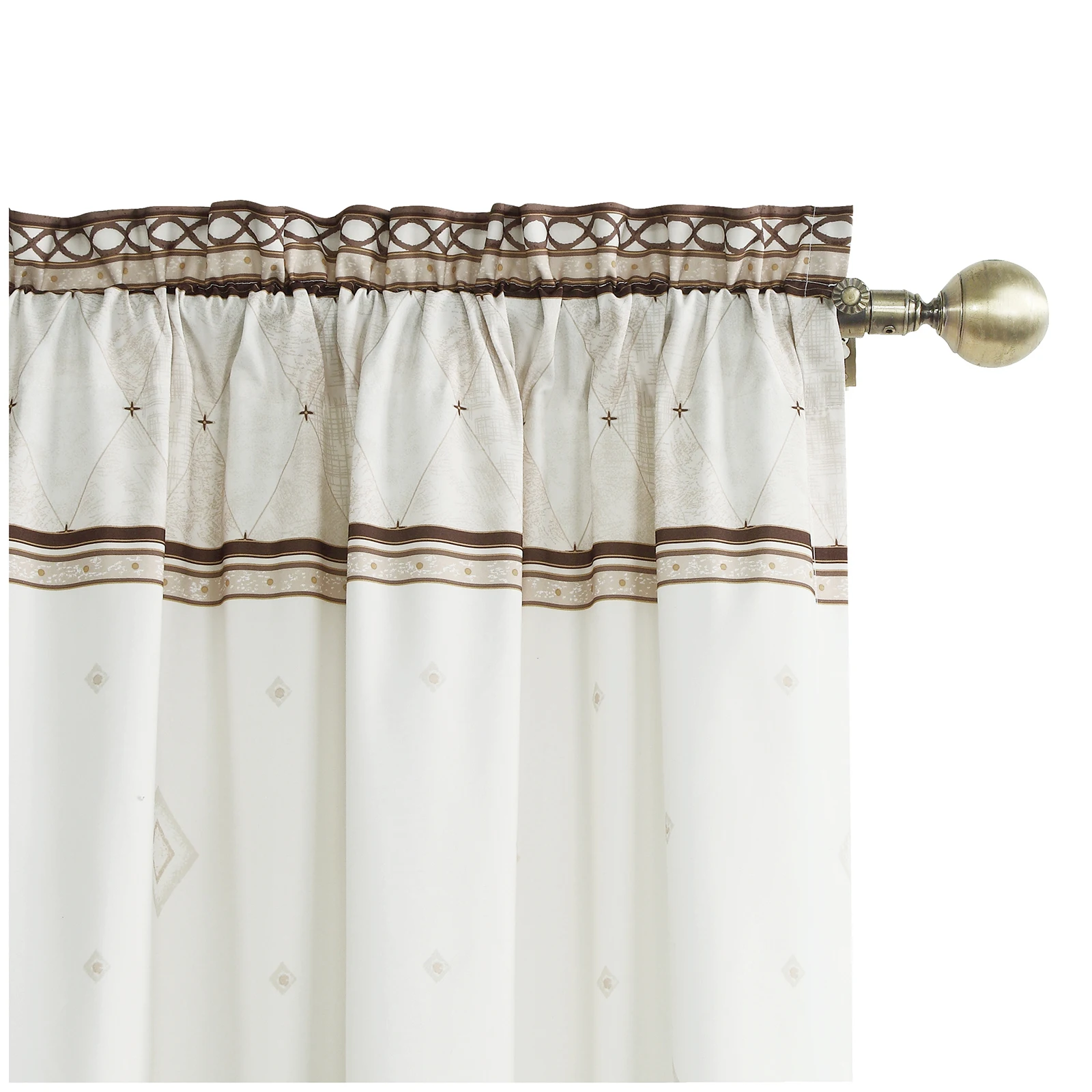 Занавески на окна с принтом Коринтия 2 шт. из мягкого полиэстера и микрофибры