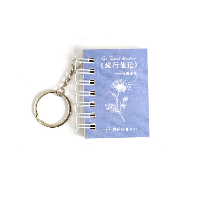 Dimi 50 листов винтажный мини-блокнот для записей с листьями металлическая Милая