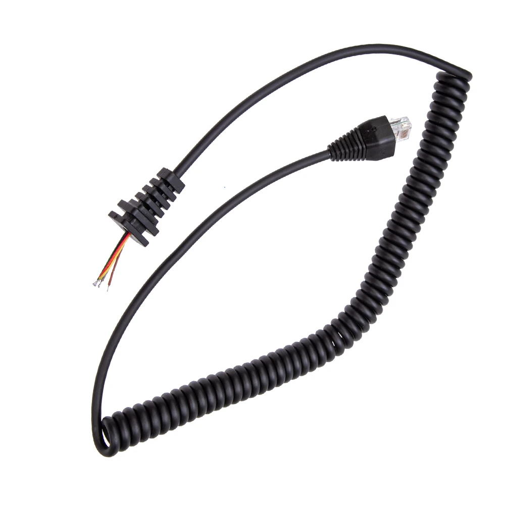 Replacement RJ45 8 Pin MH-67A8J Handheld Speaker Microphone Cable Cord for Yaesu VX2108 VX2208 VX2508 Mobile Radio