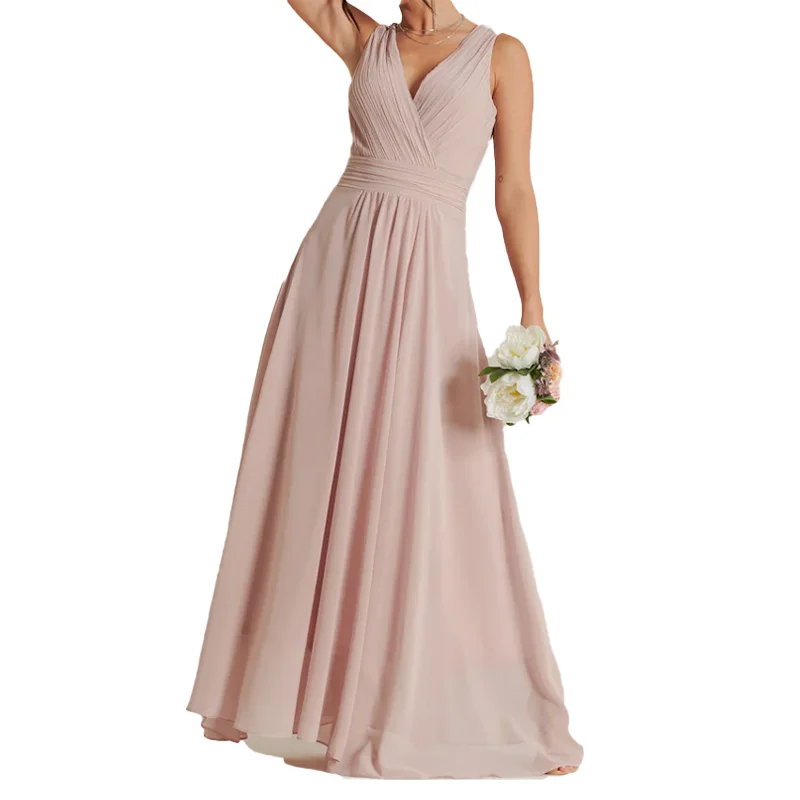 Женское платье NoEnName_Null без рукавов полиэстер