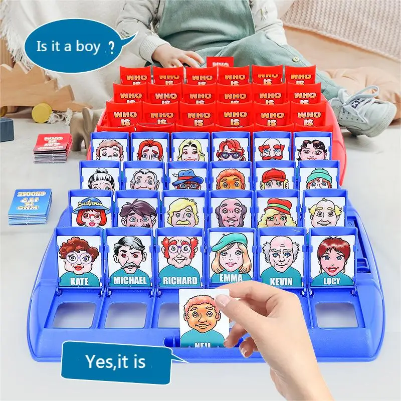 

Guess Who I Am Card Classic Desktop Parent-child Interactive Exercise Logical Reasoning Guess Character Puzzle Children's Toys