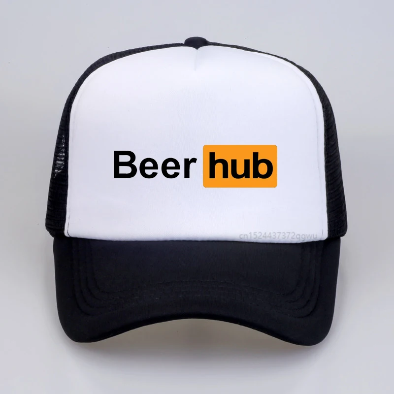 Outdoor Alcohol Lover Snapback Hat Summer Cool Mesh Trucker Caps