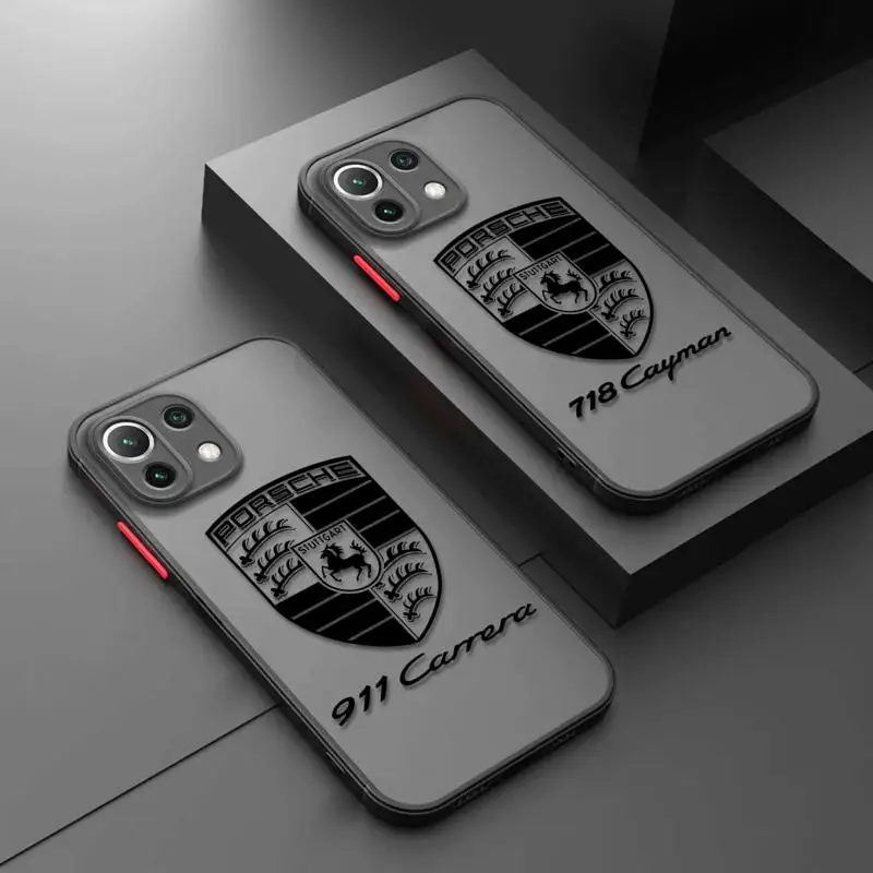 

Porsche-911-Macan Car Phone Case For Xiaomi Poco X3 NFC M3 M5 M5s F3 Pro 13 12 12X 12T 11 11T 9T 10T Lite Note 10 Hard Cover