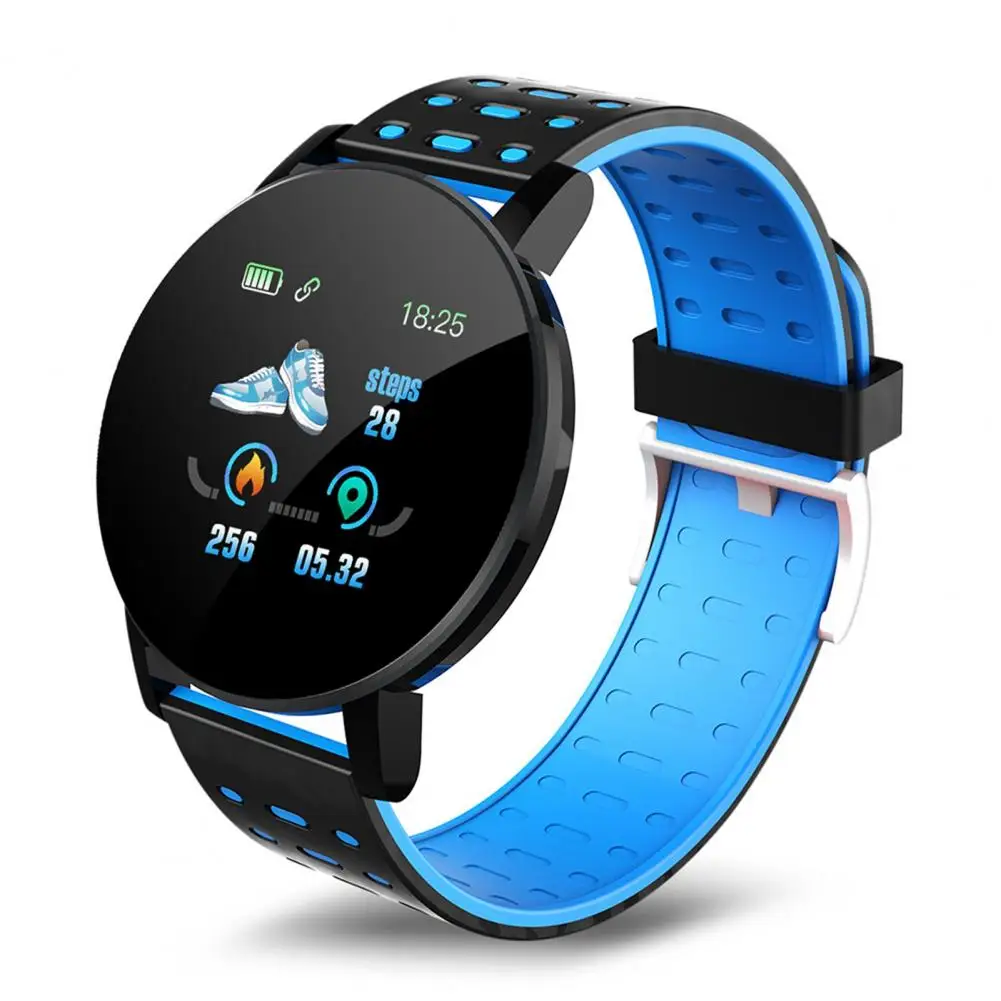 

2022 Original 119Plus Bluetooth Smart Watch IP67 Waterproof Smart Bracelet Blood Pressure Exercise Tracker Men/Women Smart Watch