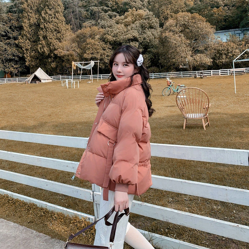 2022 New Winter Coat Women Fluffy White Duck Down Jacket Korean Fashion Solid Parkas Baggy Outdoor Snow Bread Clothes Outerwear