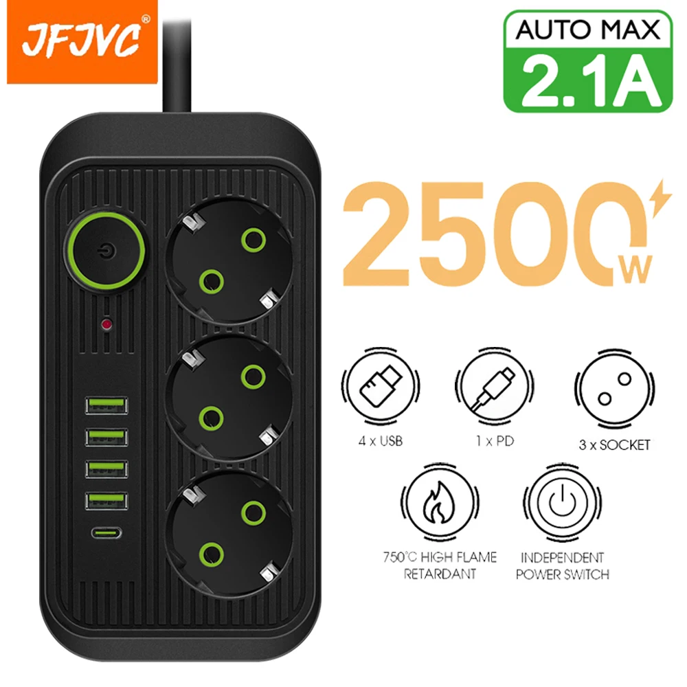 Розетки переменного тока с европейской вилкой удлинитель несколькими розетками