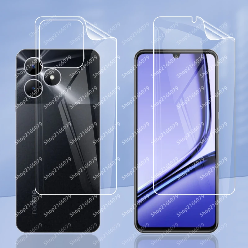 Для Realme Note 50 C51 C53 Narzo N53 прозрачная ТПУ/матовая гидрогелевая защитная пленка с
