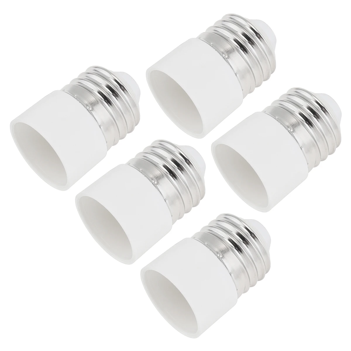 

5pcs E26 to E14 Socket Adapter Bulb Socket Converter Adapter Bulb Converter LED Lamp Holder Adapters