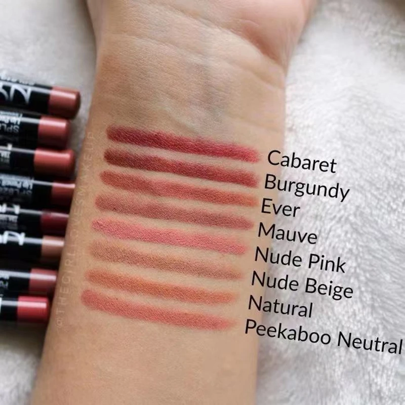 Ив роше лак для губ с матовым эффектом 104. Clarins natural lip perfector 01. Свотч карандаша для губ. Shiseido лак-блеск 303. Shiseido 303 лак для губ свотчи.