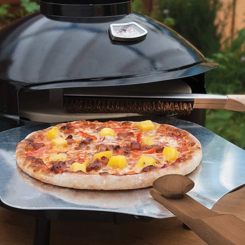 

20.9" 53cm Pizza Oven Stone Brush Scraper BBQ Cleaner Barbecue Oven Brushes