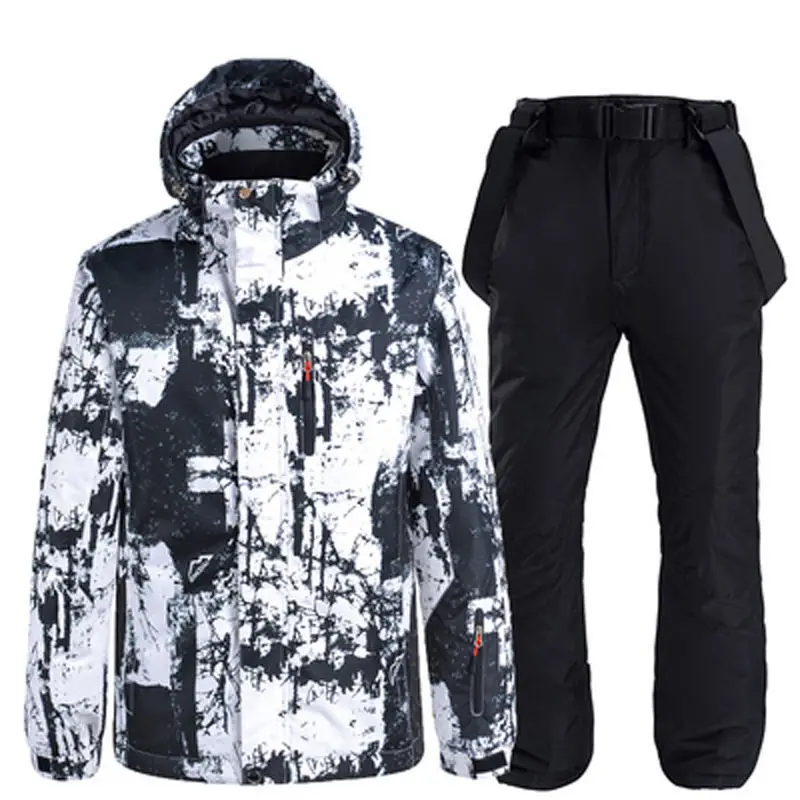 

High quality men's and women's outdoor skiing suits windproof, waterproof, thickened and warm mountain skiing suits