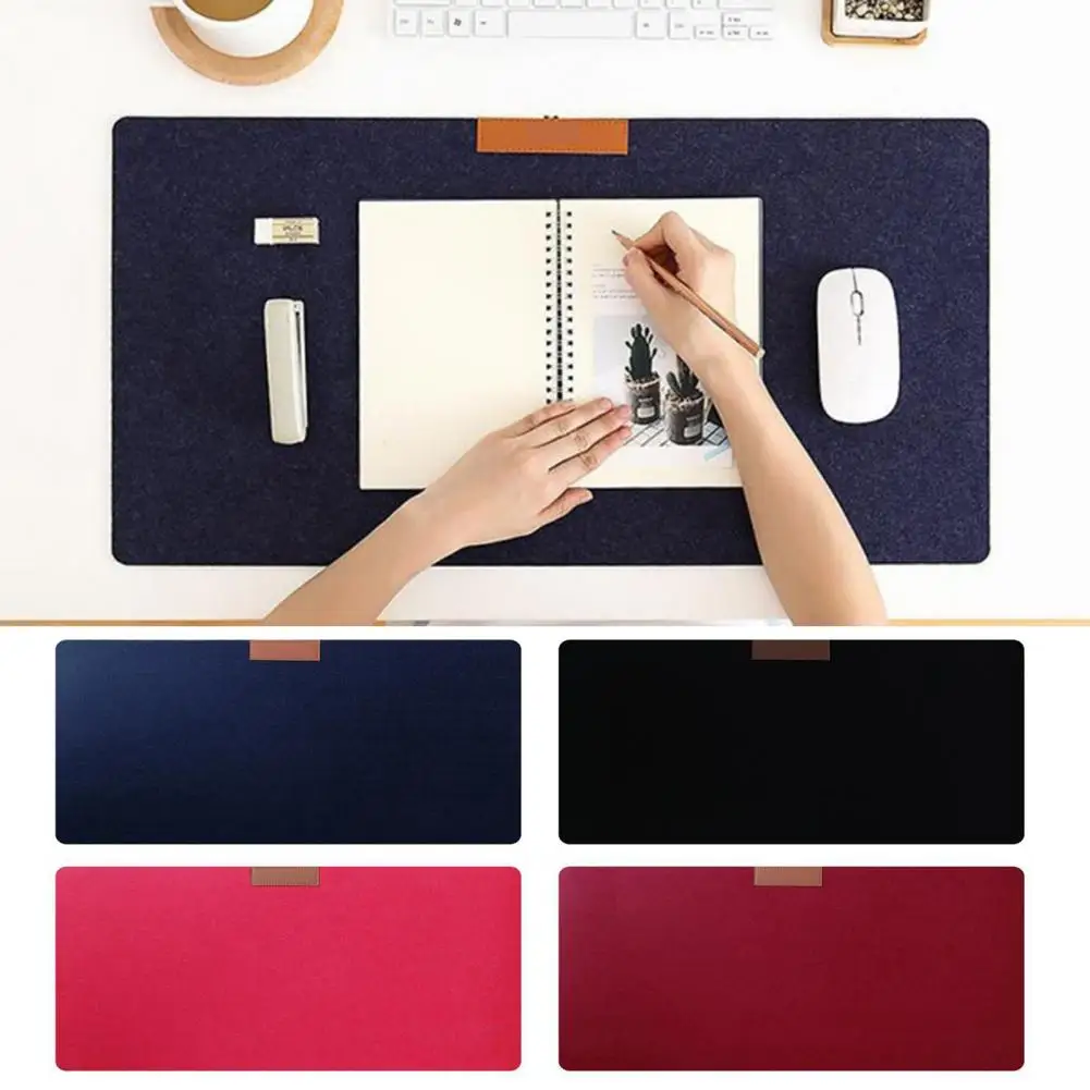 Коврик для мыши с шелковистым покрытием без запаха ультратонкий однотонный