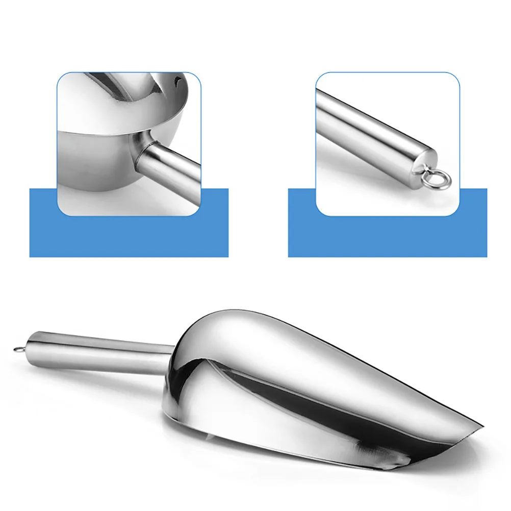 

1 Set Multi-function Ice Shovel Ice Clip Stainless Steel Ice Cube Shovel Tong