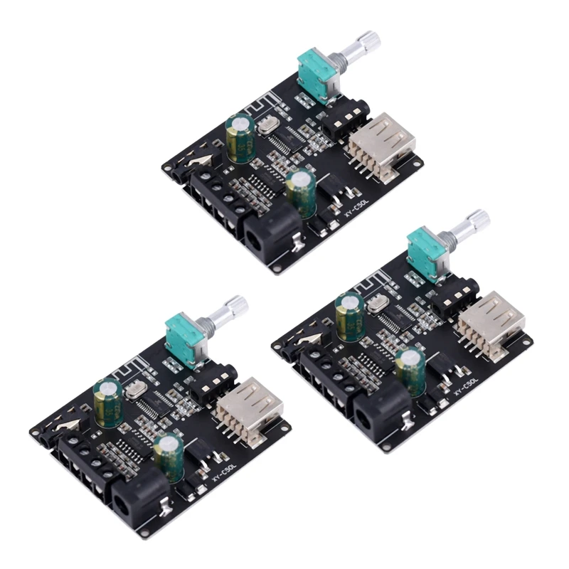 

Botique-3X YX-C50L Bluetooth 5.0 Subwoofer Amplifier Board High Power Audio Stereo Amplifier Board 2X50W Bass AMP