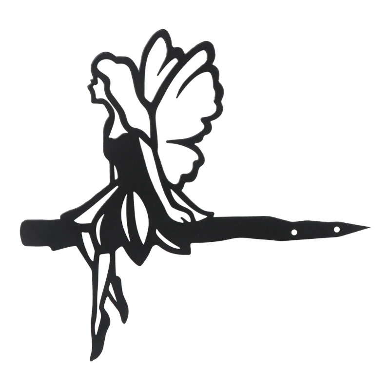 

Fairy Silhouette Garden Stake Metal Decor Crafts Accessory Household for Outdoor Garden Party Decoration Crafts