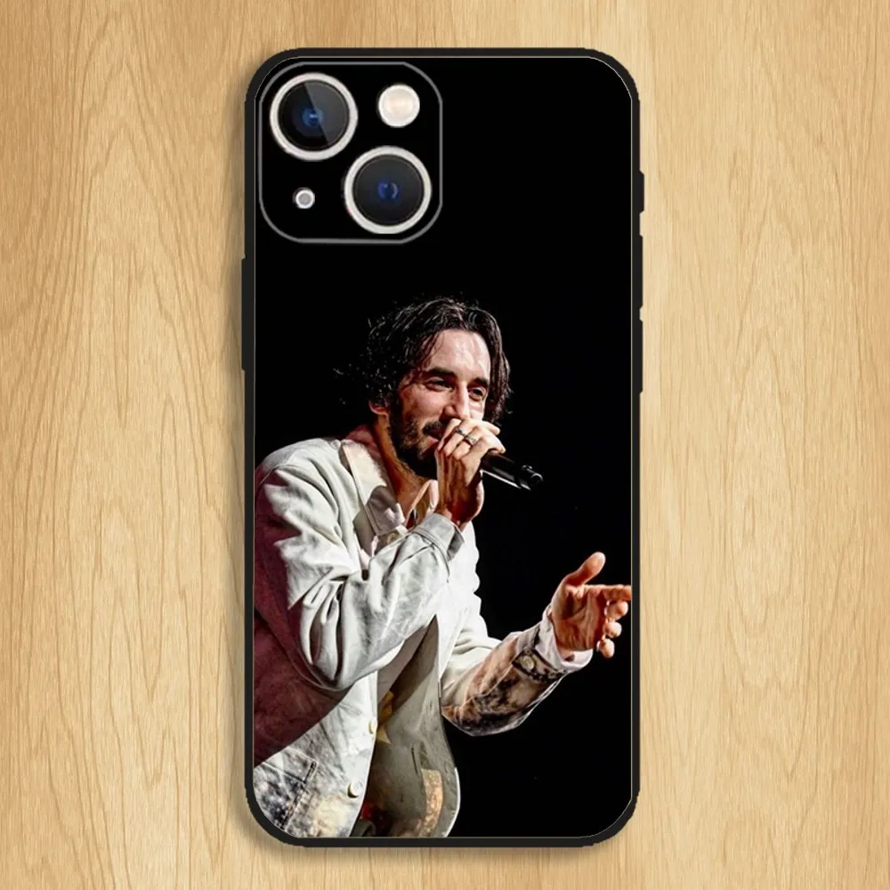 Чехол для телефона Lomepal France Rapper iPhone15 14 13 12 11 Pro Max Plus Mini X XS XR 8 7 6 S SE Мягкий черный