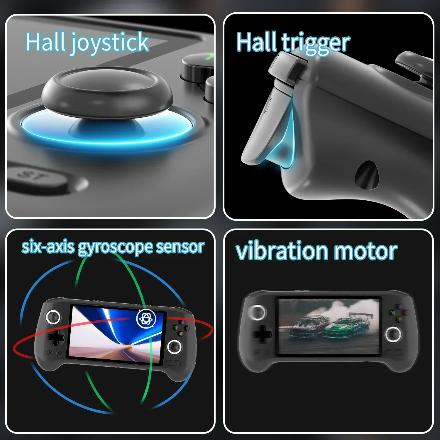 ANBERNIC RG556 Портативная портативная игровая консоль PS2 Unisoc T820 Android13 5 48-дюймовый