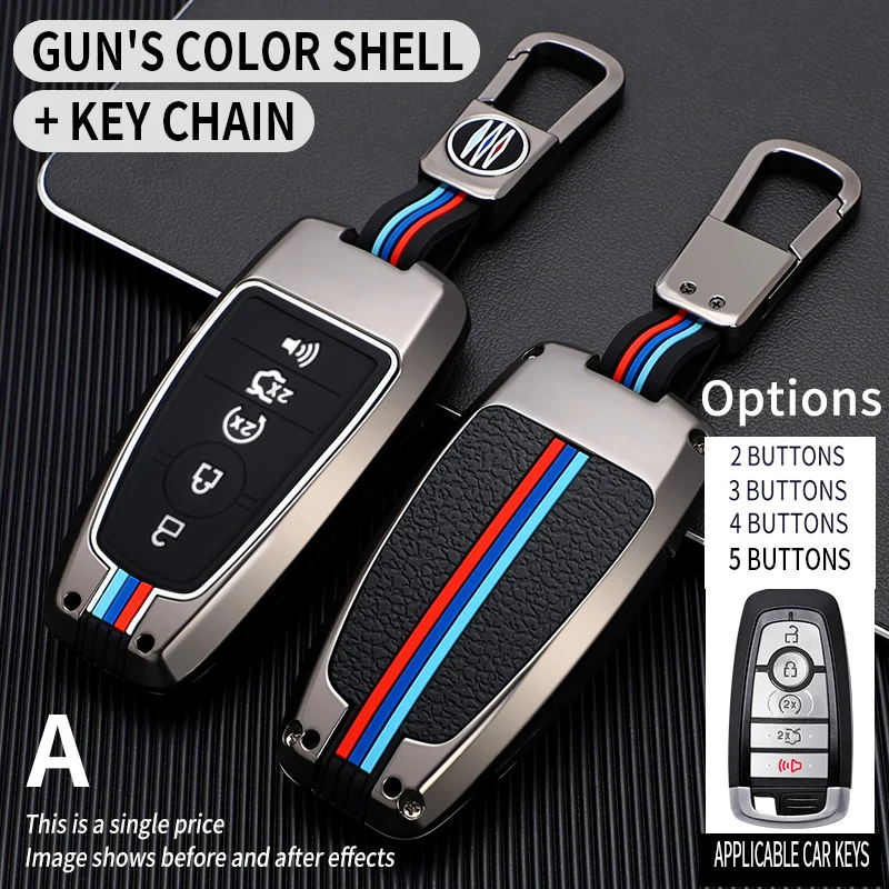 

New Car Key Cover Case Shell for Ford Fusion Mustang Explorer F150 Edge Mondeo Mk5 Focus Mk4 2019 2020 2021 Covers Accessories