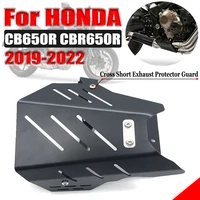 for honda cbr650r cbr 650r cb650r cbr 650 r cb 650r 2019 2022 motorcycle accessories cross short exhaust protector guard cover