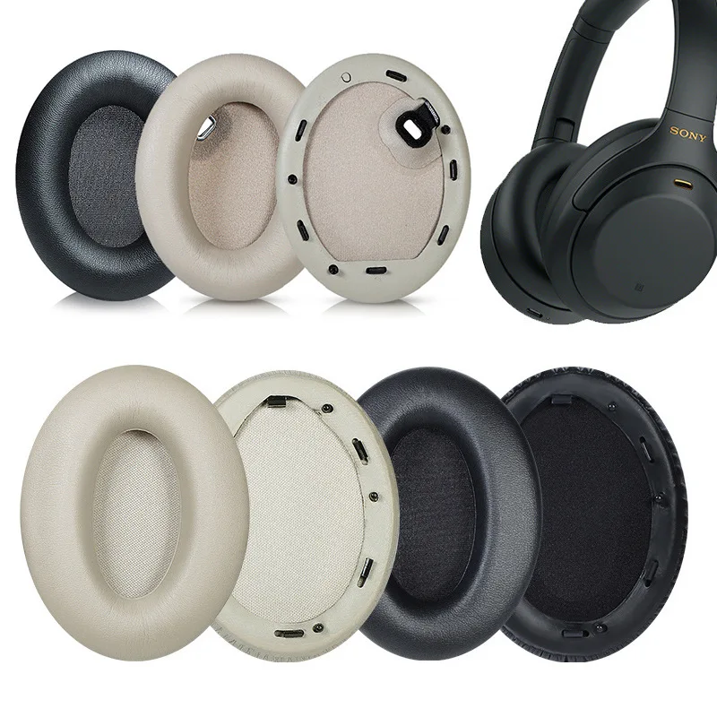 Сменные амбушюры для наушников Sony WH-1000XM4 MDR-1000X WH-1000XM2 x m3, мягкие амбушюры из пены с эффектом памяти, амбушюры Сменные амбушюры для наушников Sony WH-1000XM4 MDR-1000X WH-1000XM2 x m3, мягкие амбушюры из пены с эффектом памяти, амбушюры