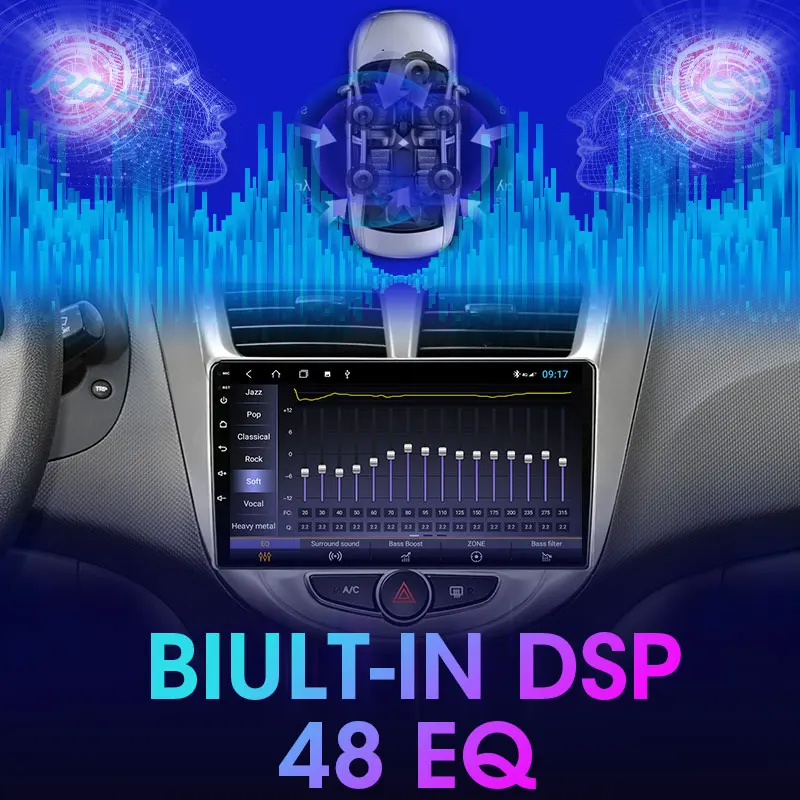 $79.89 Srnubi Android 10 for Hyundai Solaris Accent Verna I25 Car Radio GPS Video Stereo Multimedia Player DVD Carplay Stereo Speakers