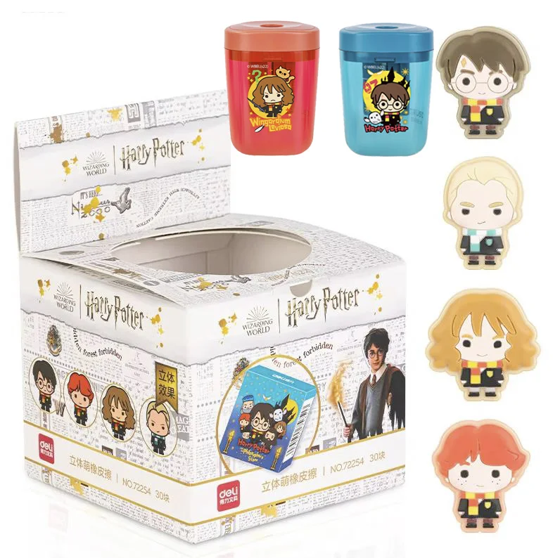 Гарри Поттер аниме фигурка ластик Хогвартс Гермиона Рон Уизли модель милый